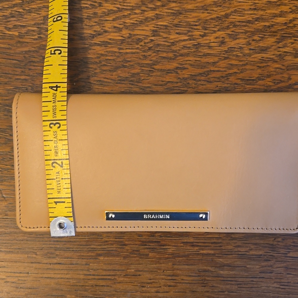 Brahmin Ady Wallet In Creme Talitha Leather NWOT - Picture 12 of 16
